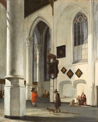 Interno della Vecchia Chiesa a Delft, 1653-55